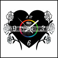 Heart & Roses Clocks